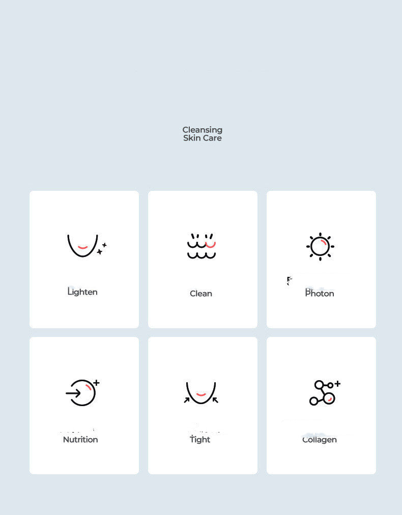 Multifunctional Silicone Facial Cleanser, Ultrasonic Electric Importer, Facial Mask Import