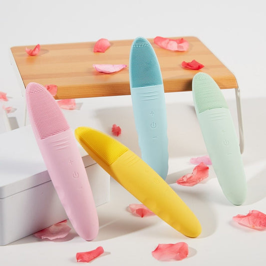 Silicone facial cleanser, electric facial massager