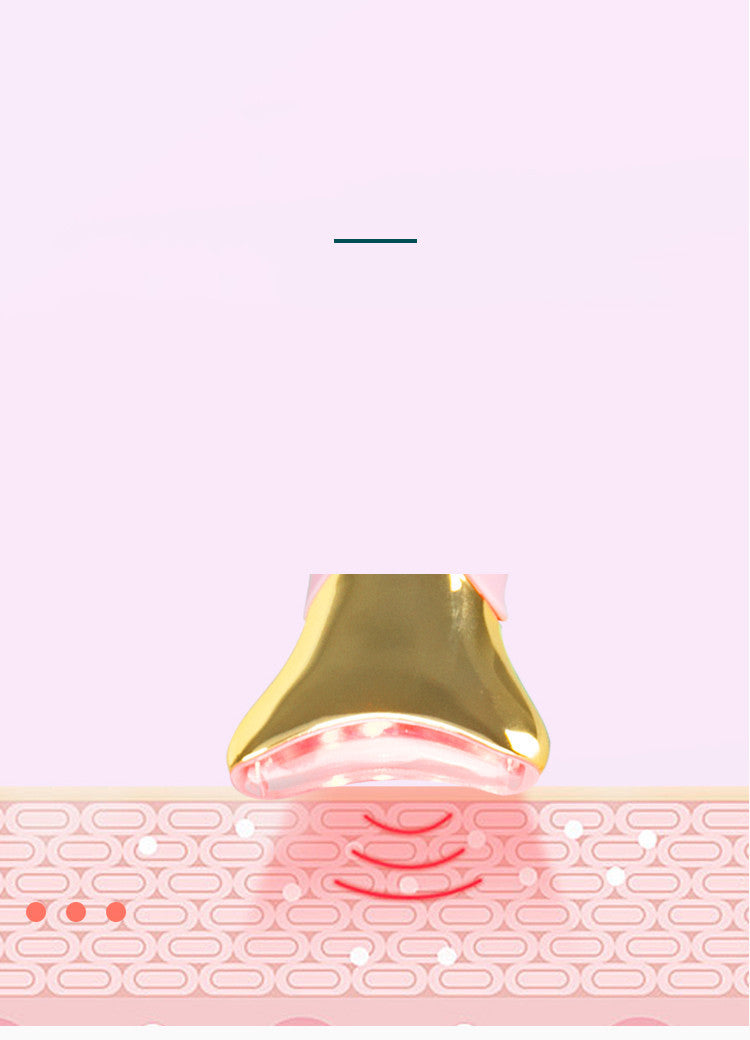 Facial Massager With Cleanser And Light