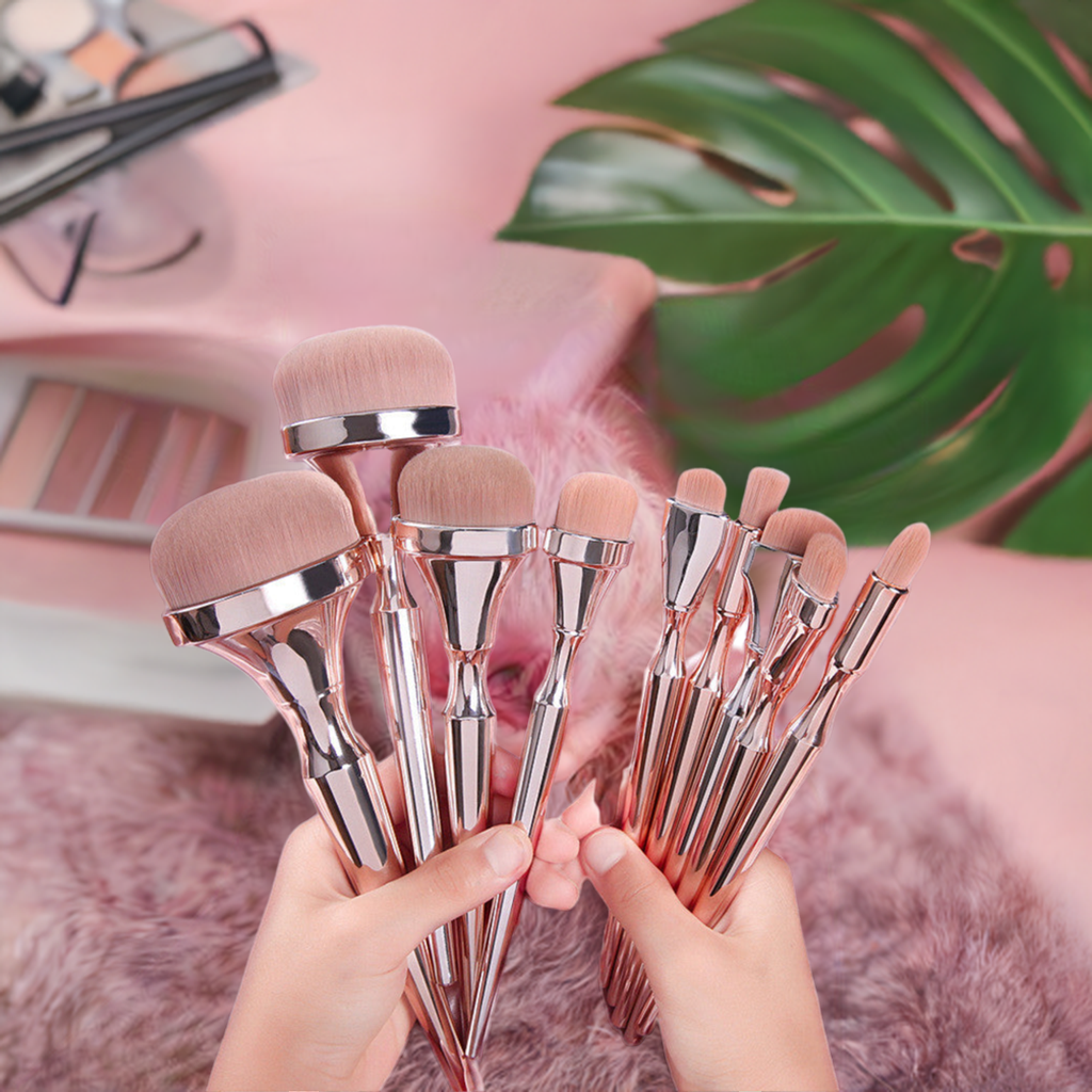 Beginner Makeup Brush Set Liquid Foundation