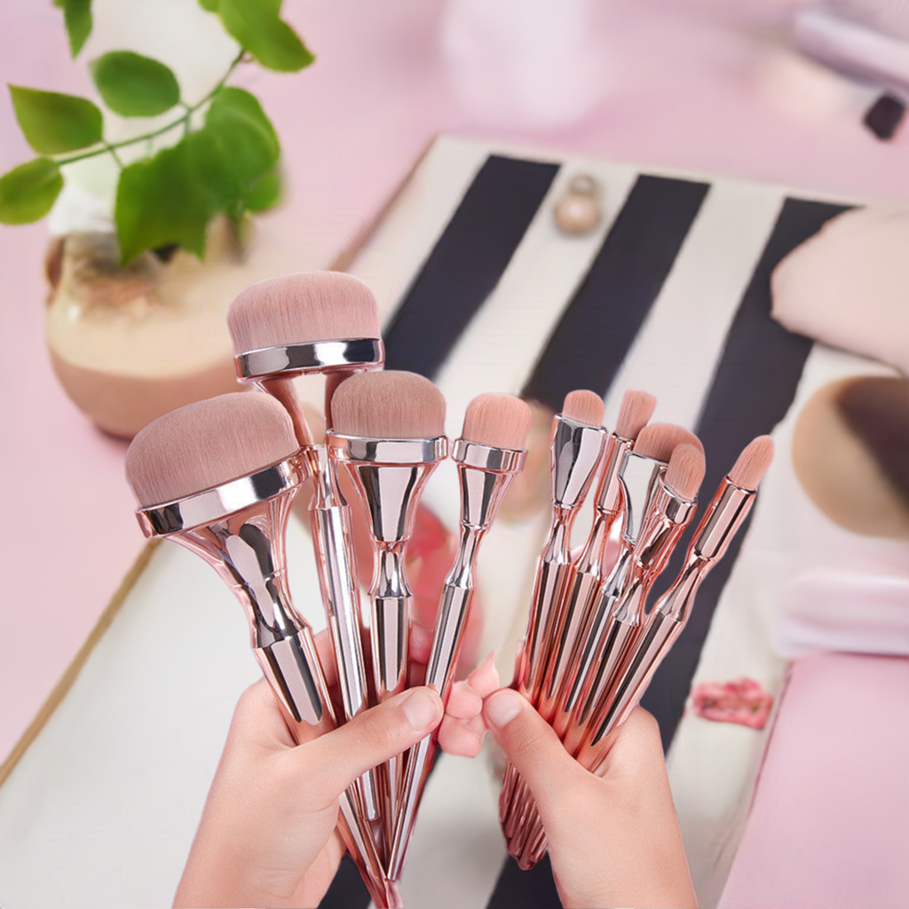 Beginner Makeup Brush Set Liquid Foundation