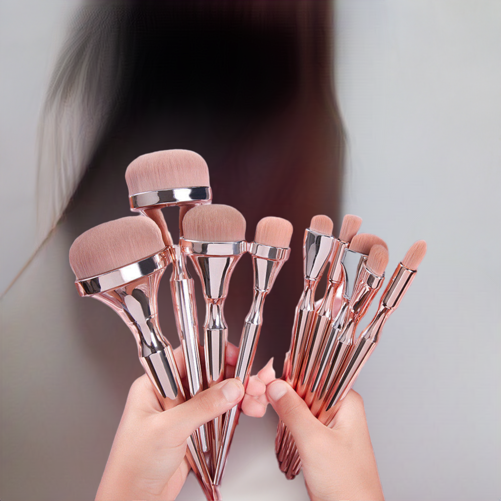Beginner Makeup Brush Set Liquid Foundation