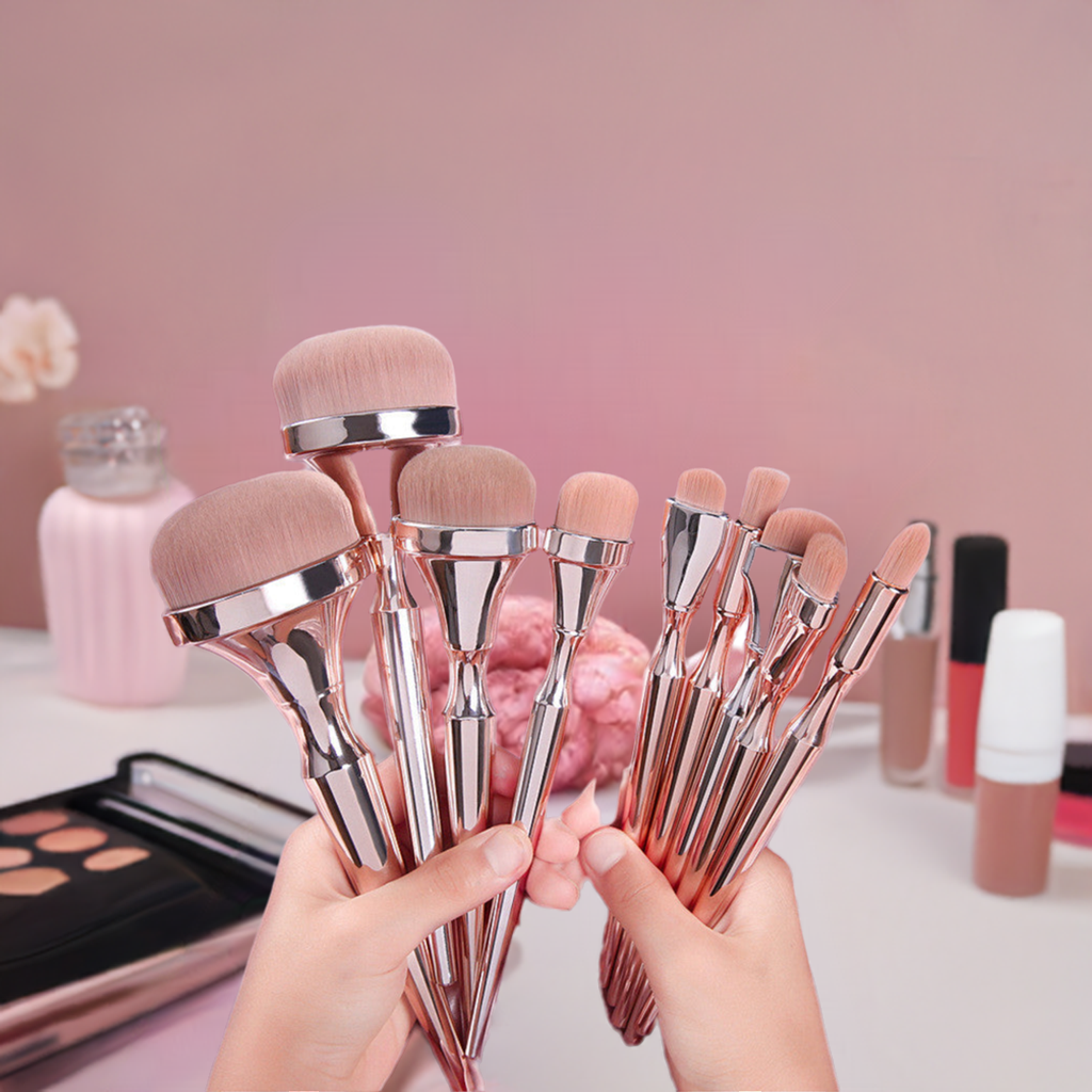 Beginner Makeup Brush Set Liquid Foundation